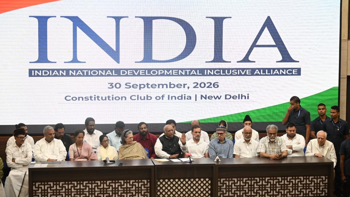 INDIA ब्लॉक का ‘सेव डेमोक्रेसी मार्च’ का ऐलान, 2 से 8 अक्टूबर तक देशभर में प्रदर्शन